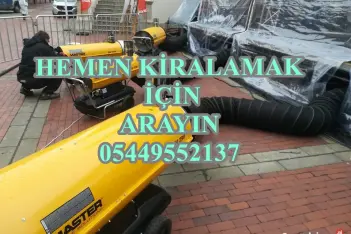 Şanlıurfa Dizel Mazotlu Elektrikli Fanlı İnşaat Şantiye Isıtıcı Kiralama